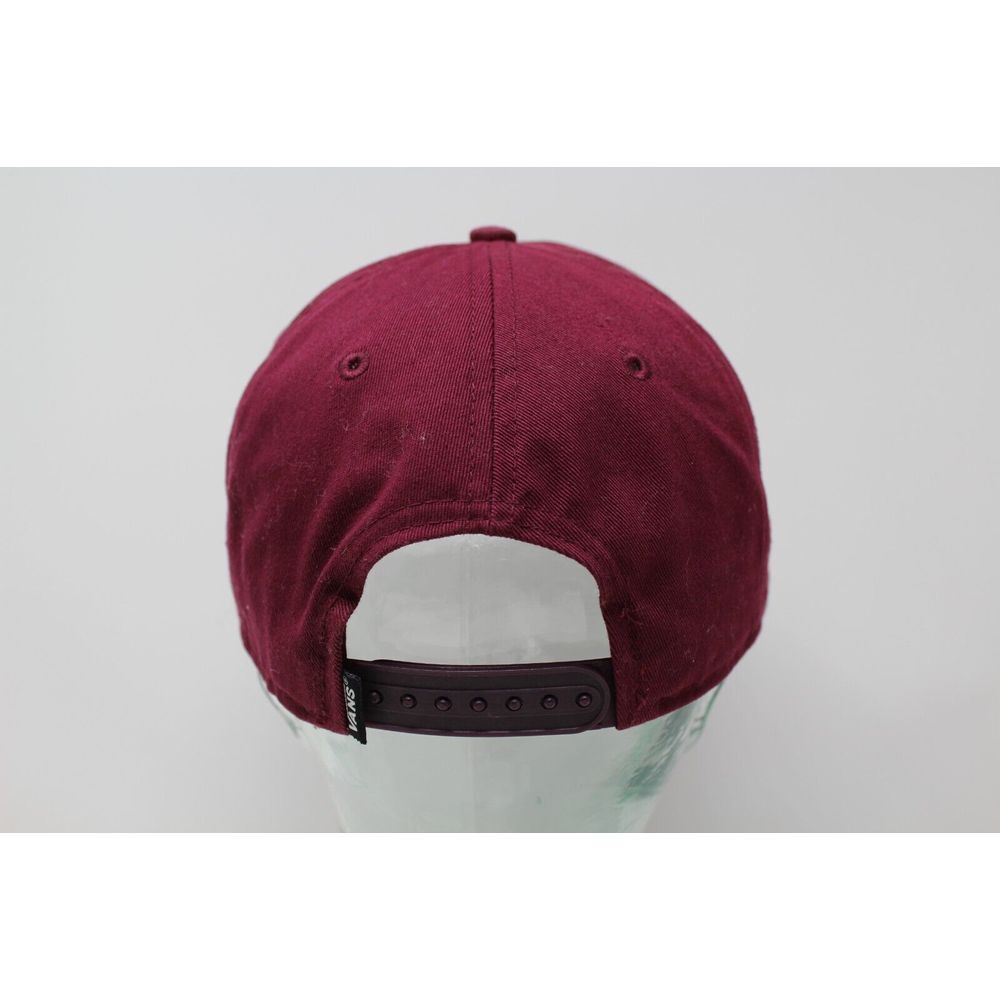 Vans Patch Snapback Hat One Size Embroidered Maro… - image 5